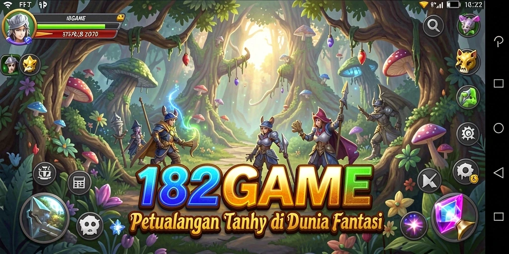 Tampilan gameplay 182GAME yang menakjubkan saat menjelajahi dunia petualangan.