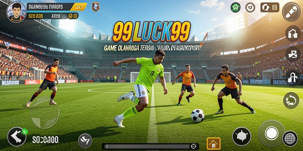 Tampilan gameplay seru dalam 99LUCK99 yang penuh aksi olahraga.
