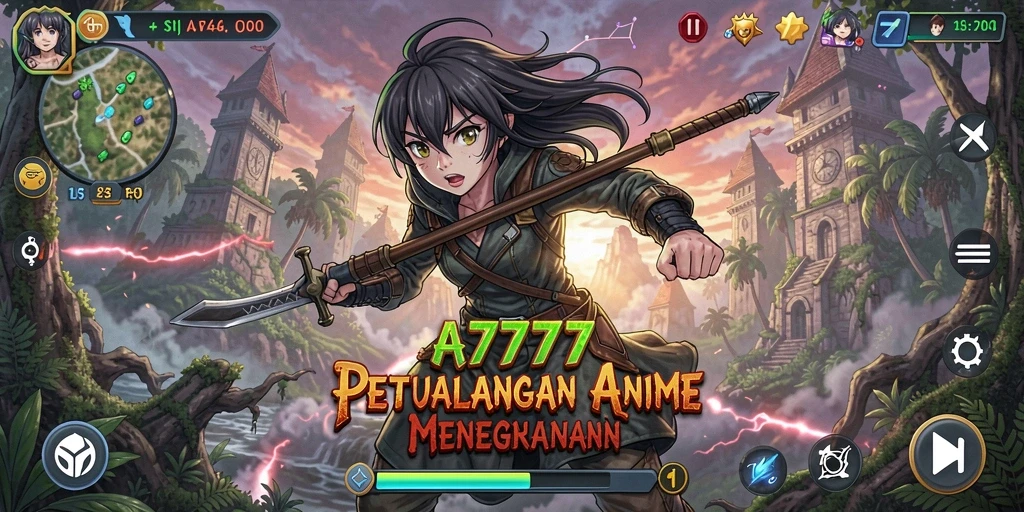 Gameplay menyenangkan dengan grafik anime yang menarik.
