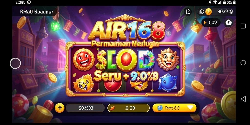 Screenshot gameplay AIR168 yang menunjukkan keseruan permainan slot.