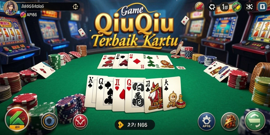 Screenshot gameplay QiuQiu dengan antarmuka menarik.