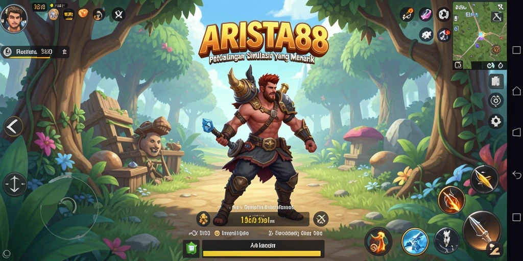 Tampilan menarik gameplay ARISTA88 yang mengajak pemain merasakan simulasi nyata.