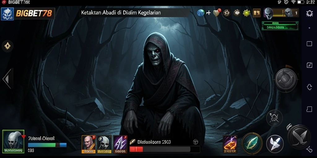 Tampilan gameplay menakutkan dari BIGBET78 yang membuat jantung berdebar.