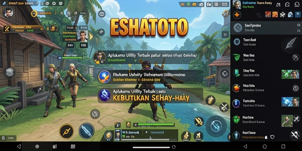 Tampilan antarmuka ESHATOTO yang menarik dan fungsional.