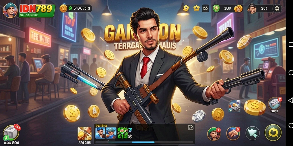 Screenshot menunjukkan gameplay dinamis di dalam IDN789 yang mengasyikkan.
