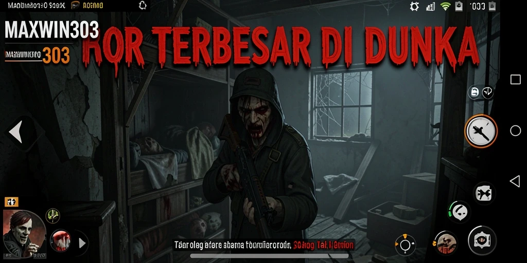 Tangkapan layar menampilkan gameplay mencekam dari MAXWIN303.