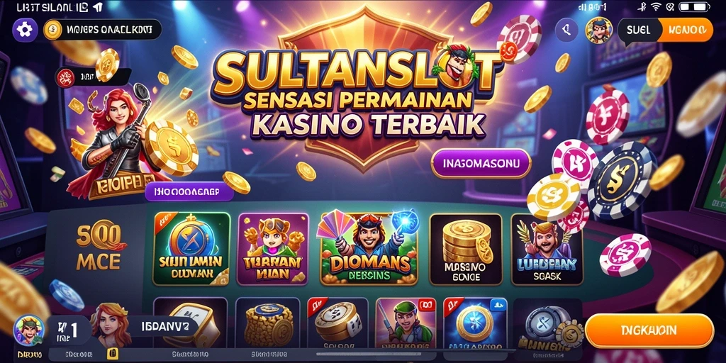 Tampilan gameplay menarik SULTANSLOT dengan efek visual yang memukau.