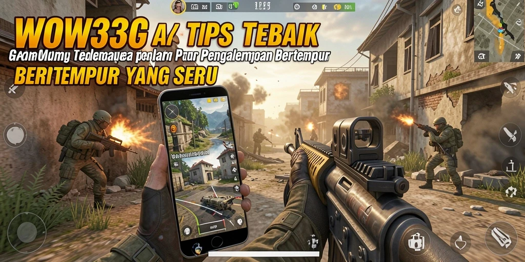 Tampilan utama gameplay WOW33 yang penuh aksi dan strategi.