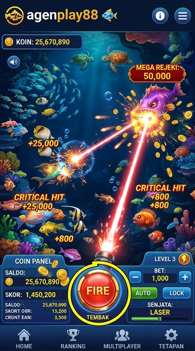Tampilan antarmuka aplikasi agenplay88 yang intuitif
